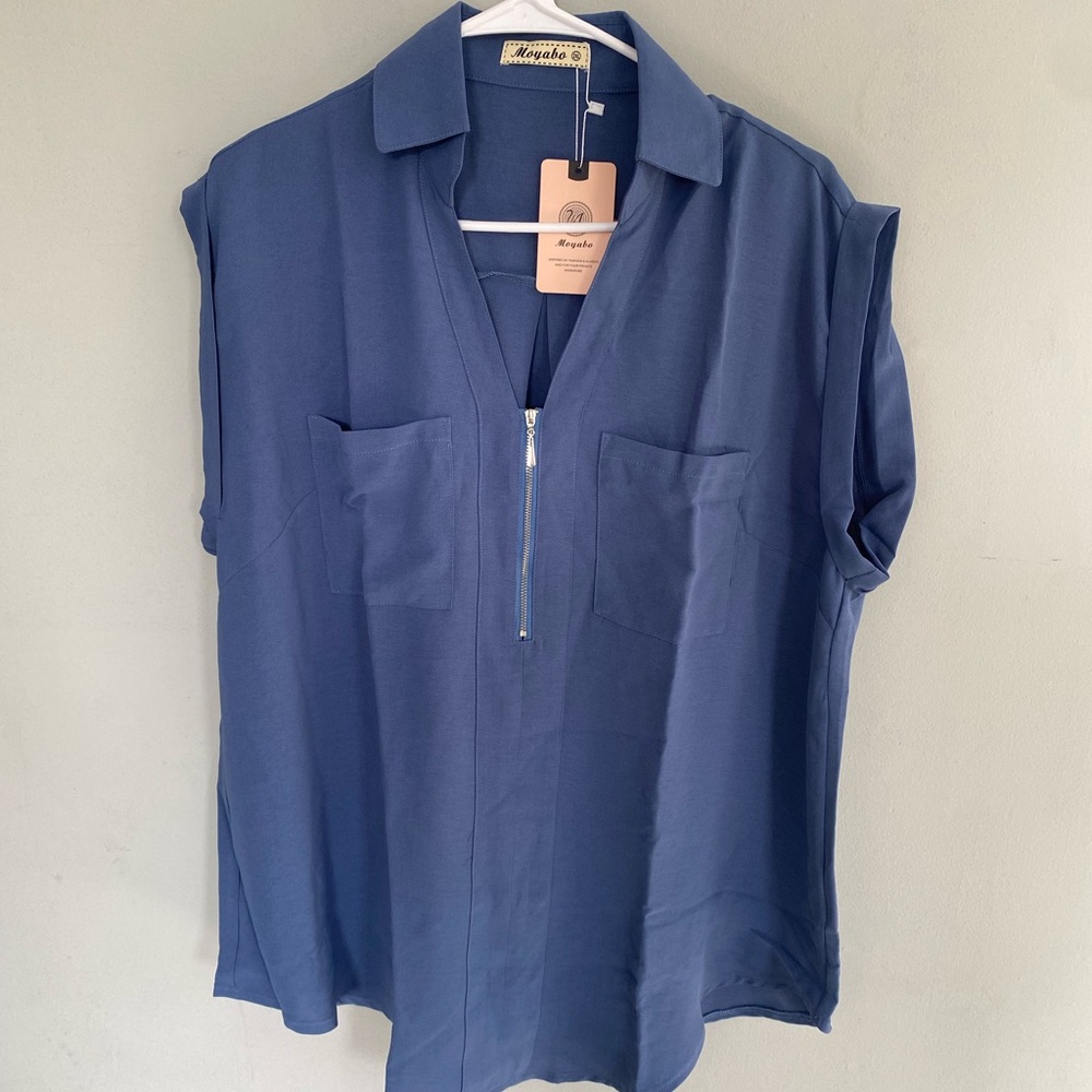 Hayden Navy Women's Blouse